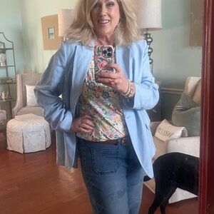 H&M Light Blue Blazer